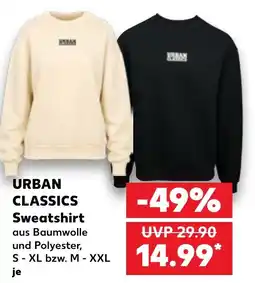 Kaufland URBAN CLASSICS Sweatshirt Angebot