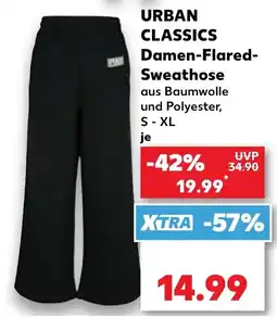 Kaufland URBAN CLASSICS Damen-Flared-Sweathose Angebot