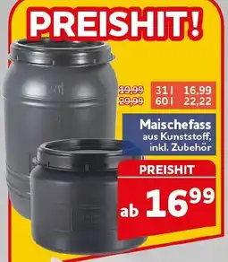 CENTERSHOP Maischefass aus Kunststoff Angebot