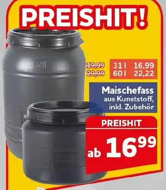 Maischefass aus Kunststoff