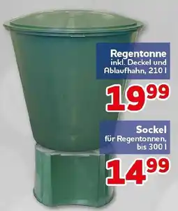 CENTERSHOP Regentonne inkl. Deckel und Ablaufhahn Angebot