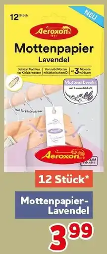 CENTERSHOP Aeroxon Mottenpapier-Lavendel Angebot