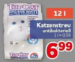 CENTERSHOP Top Cat Hygiene White Ultra Compact Katzenstreu antibakteriell Angebot