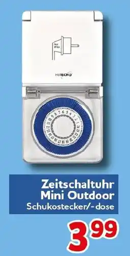 CENTERSHOP Zeitschaltuhr Mini Outdoor Schukostecker/-dose Angebot
