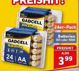 CENTERSHOP GADCELL Alkaline Angebot
