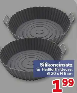 CENTERSHOP Silikoneinsatz für Heißluftfritteuse Angebot