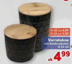 CENTERSHOP Vorratsdose mit Bambusdeckel Angebot