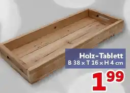CENTERSHOP Holz-Tablett Angebot
