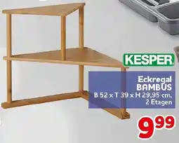 CENTERSHOP KESPER Eckregal BAMBUS Angebot