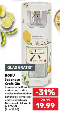 Kaufland ROKU Japanese Craft Gin Angebot