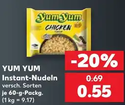 Kaufland YUM YUM Instant-Nudeln Angebot