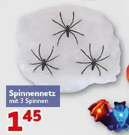 CENTERSHOP Spinnennetz mit 3 Spinnen Angebot
