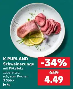 Kaufland K-PURLAND Schweinezunge Angebot