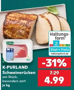 Kaufland K-PURLAND Schweinerücken Angebot
