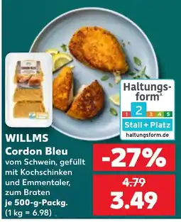 Kaufland WILLMS Cordon Bleu Angebot