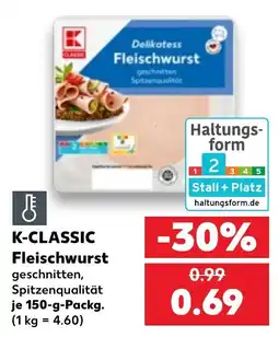 Kaufland K-CLASSIC Fleischwurst Angebot