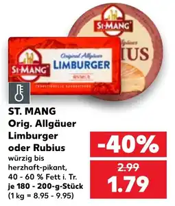 Kaufland ST. MANG Limburger Angebot