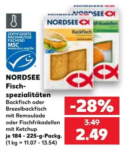 Kaufland NORDSEE Fisch-spezialitäten Angebot