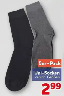 CENTERSHOP Uni-Socken Angebot
