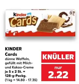Kaufland Kinder Cards Angebot
