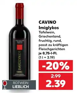 Kaufland CAVINO Imiglykos Angebot