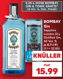 Kaufland BOMBAY Gin Angebot