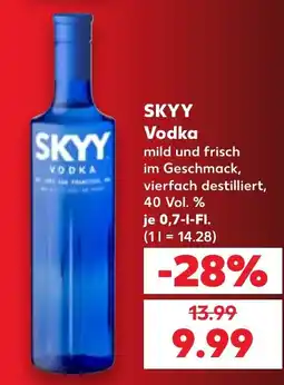 Kaufland SKYY Vodka Angebot