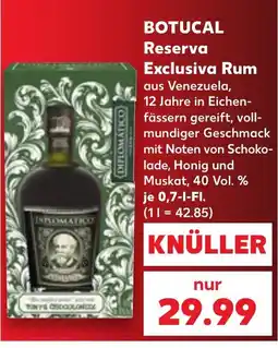 Kaufland BOTUCAL Reserva Exclusiva Rum Angebot