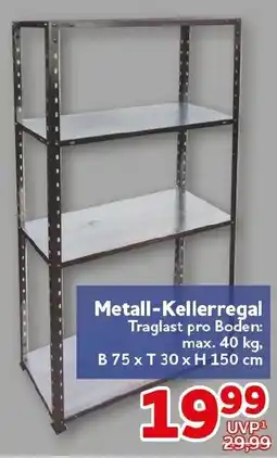 CENTERSHOP Metall-Kellerregal Angebot