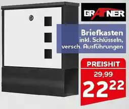 CENTERSHOP GRAFNER Briefkasten Angebot