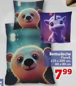 CENTERSHOP Bettwäsche Flanell Angebot