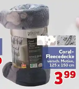 CENTERSHOP Coral-Fleecedecke Angebot