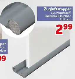 CENTERSHOP Zugluftstopper aus Kunststoff Angebot