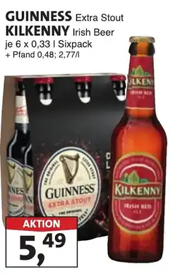 Lösch Depot GUINNESS Extra Stout KILKENNY Irish Beer Angebot