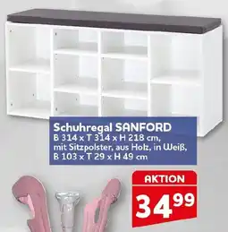 CENTERSHOP Schuhregal SANFORD Angebot