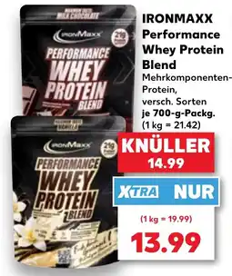Kaufland IRONMAXX Performance Whey Protein Blend Angebot