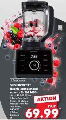 Kaufland SILVERCREST Hochleistungsstandmixer »SHSM 1400« Angebot