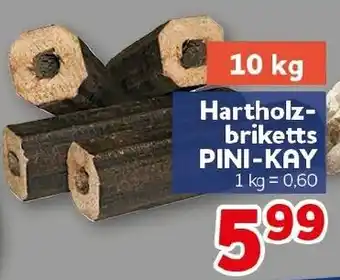 CENTERSHOP Hartholzbriketts PINI-KAY Angebot