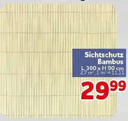 CENTERSHOP Sichtschutz Bambus Angebot