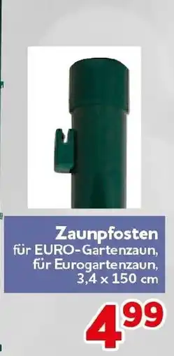 CENTERSHOP Zaunpfosten für EURO-Gartenzaun, für Eurogartenzaun Angebot