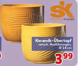 CENTERSHOP Keramik-Übertopf Angebot
