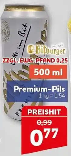 CENTERSHOP Bitburger Premium-Pils Angebot