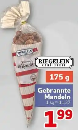 CENTERSHOP Riegelein Gebrannte Mandeln Angebot