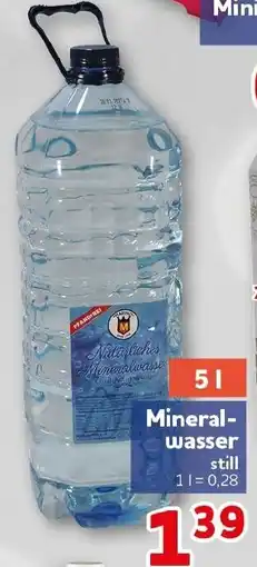 CENTERSHOP Natürliches Mineralwasser still Angebot