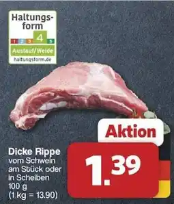 Famila Nord West Dicke Rippe vom Schwein Angebot