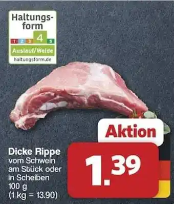 Dicke Rippe vom Schwein