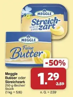 Famila Nord West Meggle Butter oder Streichzart Angebot