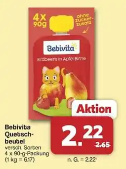 Famila Nord West Bebivita Quetschbeutel Angebot