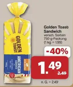 Famila Nord West Golden Toast Sandwich Angebot