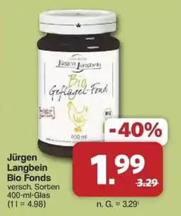 Famila Nord West Jürgen Langbein Bio Fonds Angebot